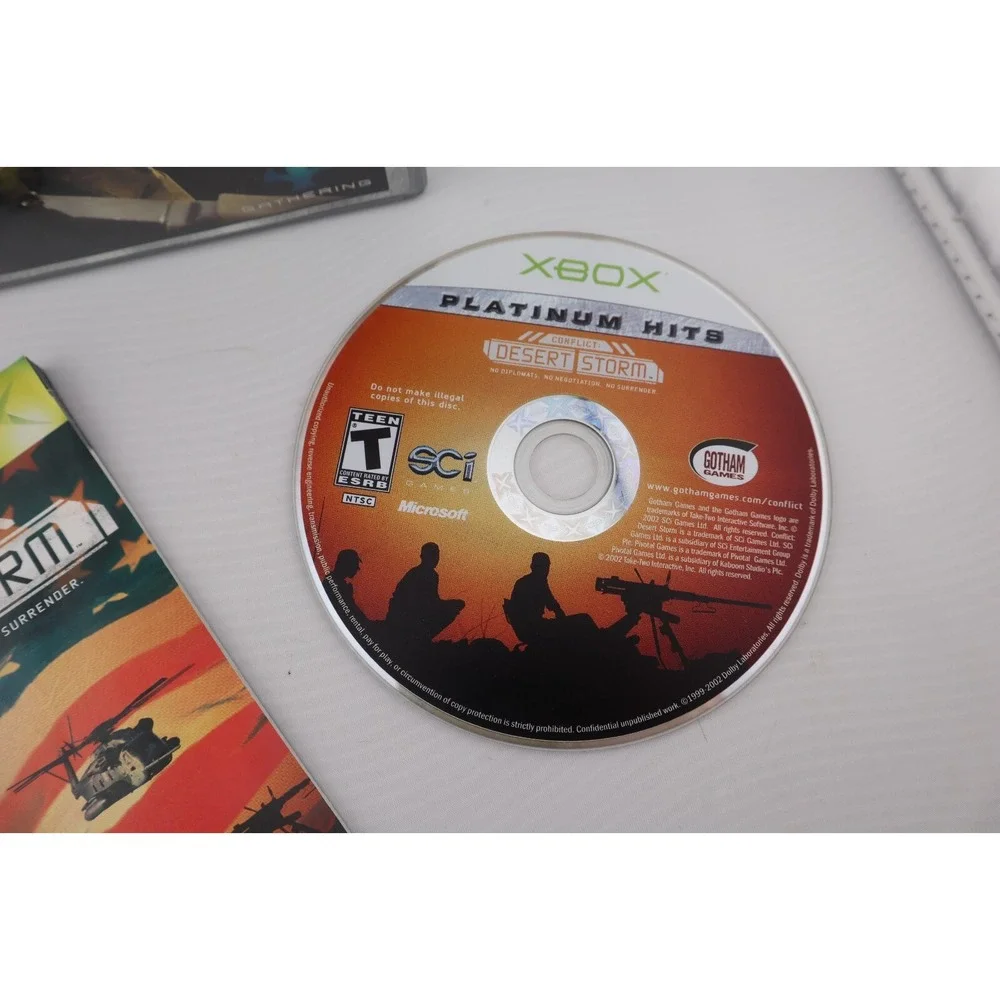 Conflict:‎ Desert Storm Platinum Hits (Microsoft Xbox, 2002) CIB Complete Tested